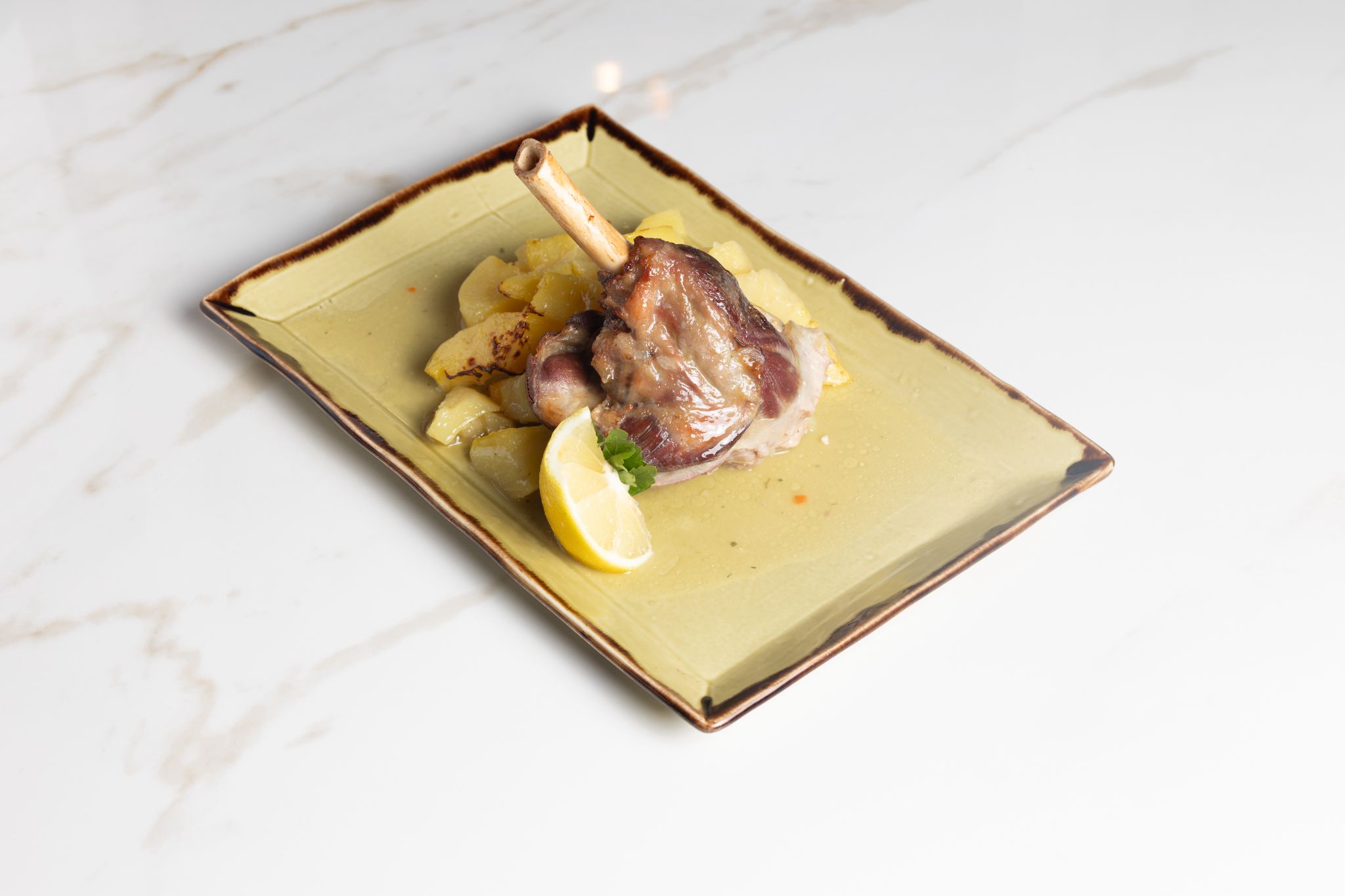OVEN COOKED LAMB SHANK